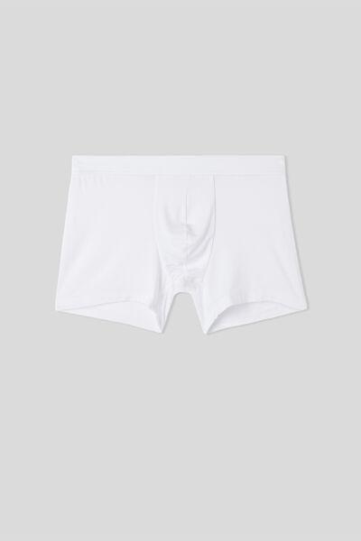 White Modal And Silk Boxers, , large image number 2