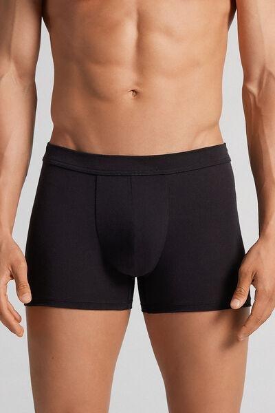 Intimissimi UOMO - Black Modal And Silk Boxers