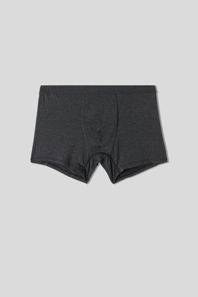 Grey Blend Modal And Silk Boxers, , large image number 2