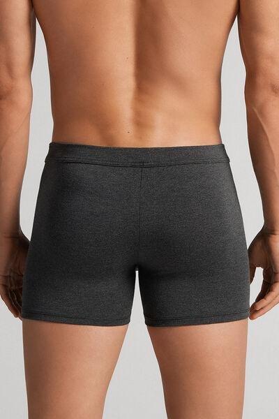 Grey Blend Modal And Silk Boxers, , large image number 3