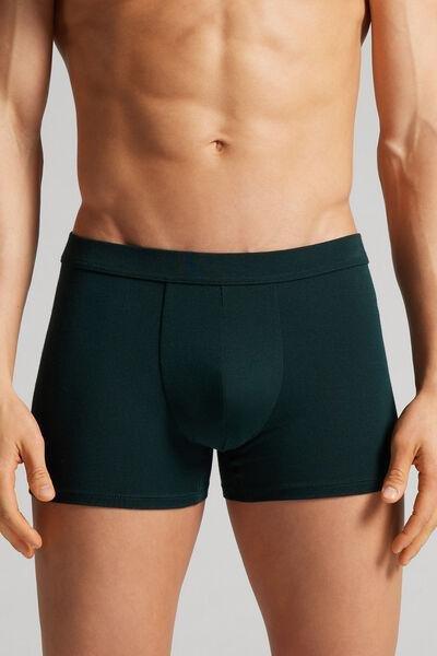 Green Modal And Silk Boxers, , large image number 0