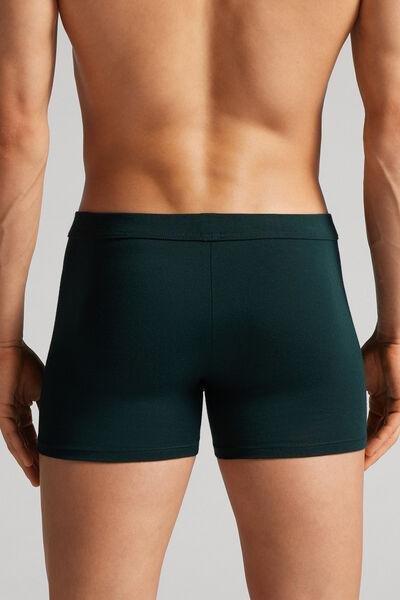 Green Modal And Silk Boxers, , large image number 3