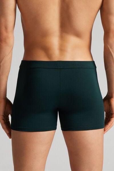 Green Modal And Silk Boxers, B601_132J, large image number 6