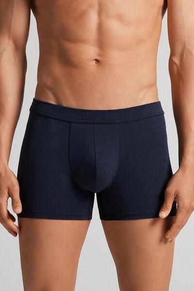 Blue Modal And Silk Boxers, , medium