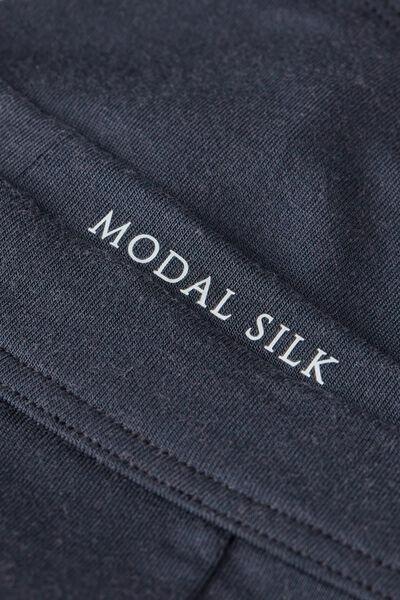 Blue Modal And Silk Boxers, , large image number 4