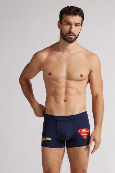 Navy Printed Boxers, , large image number 1