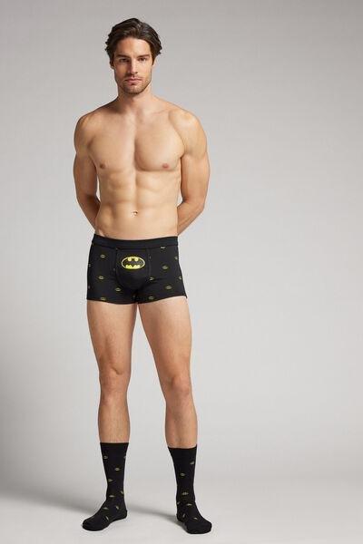Black Dc Comics Batman Stretch Supima Cotton Boxers, , large image number 1