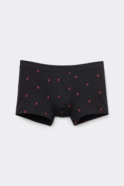 Black Printed Boxers, , large image number 2
