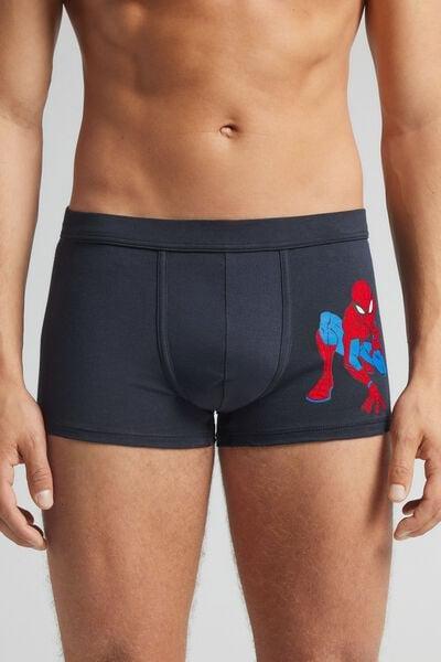 Navy Spider-Man Superior Cotton Boxers, Midnight Blue, large image number 0