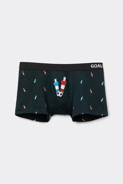 Green Table Football Print Boxers, , large image number 2