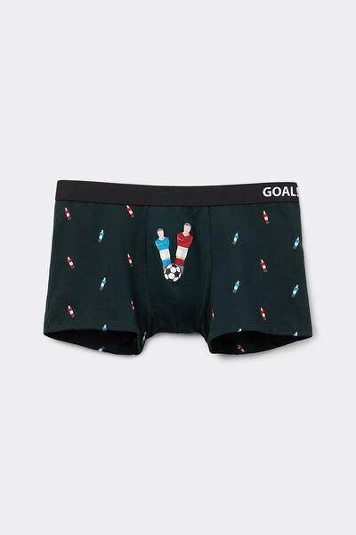 Green Table Football Print Boxers, , large image number 2