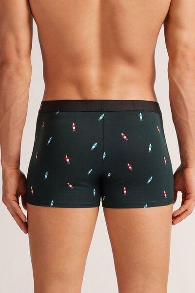 Green Table Football Print Boxers, , large image number 3