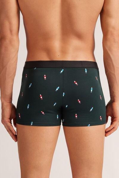 Green Table Football Print Boxers, , large image number 3