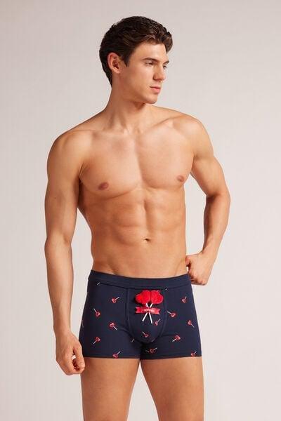 Navy Heart-Shaped Lollipop Boxers, , large image number 1