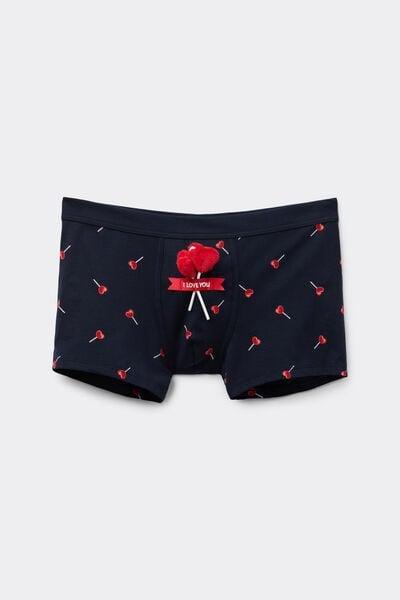 Navy Heart-Shaped Lollipop Boxers, , large image number 2