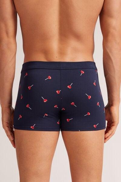 Navy Heart-Shaped Lollipop Boxers, , large image number 3