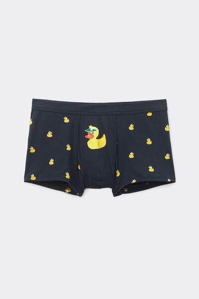 Navy Duck-Print Boxers, , large image number 2