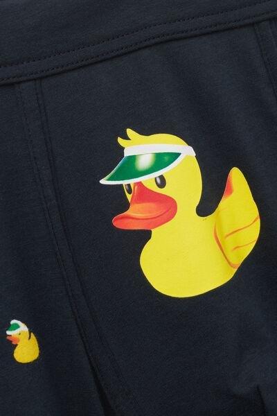 Navy Duck-Print Boxers, , large image number 4