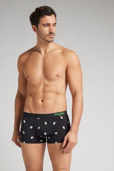 Black Superior Cotton Boxers, , large image number 2