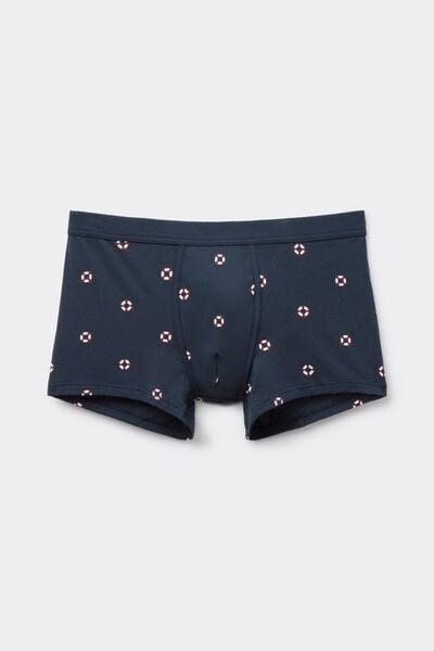 Blue Printed Boxers, , large image number 1