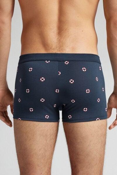 Blue Printed Boxers, , large image number 3