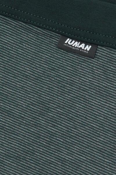 Green Finely Striped Print Cotton Boxers, B601_132J, large image number 4