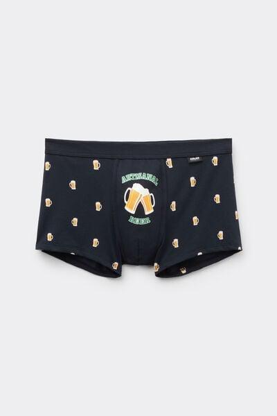 Navy Beer-Print Superior Cotton Boxers, B601_970J, medium