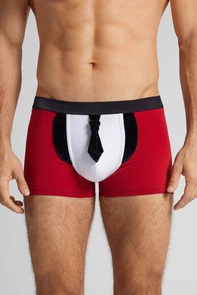 Red Smoking Print Superior Cotton Boxers, B601_887, large image number 0