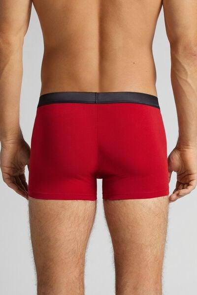 Red Smoking Print Superior Cotton Boxers, B601_887, large image number 3