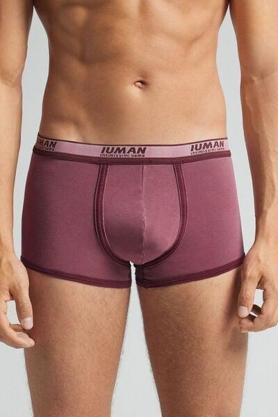 Red Washed - Effect Cotton Boxers, B601_741I, large image number 0