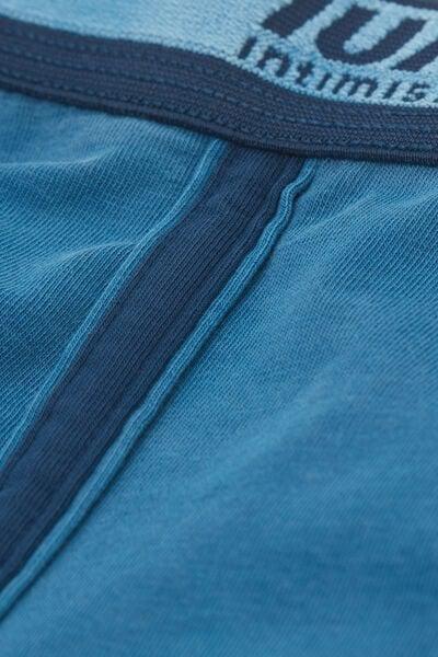 Blue Washed - Effect Cotton Boxers, B601_957J, large image number 4