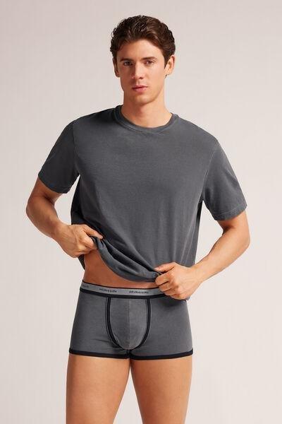 Black Washed Effect Boxers, B601_798J, large image number 1