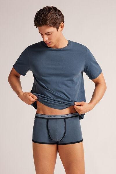 Navy Washed Effect Boxers, B601_800J, large image number 1
