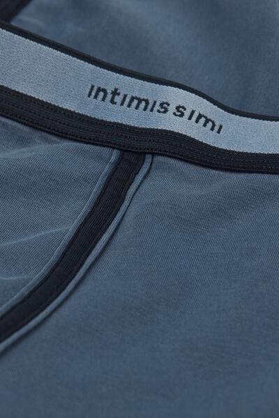 Navy Washed Effect Boxers, B601_800J, large image number 4