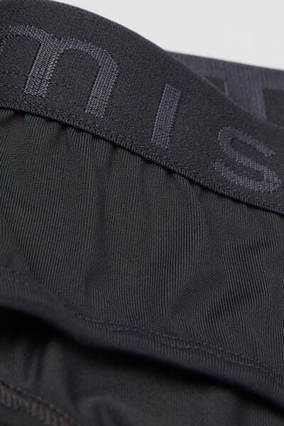 Grey Plain Microfiber Briefs, , large image number 4