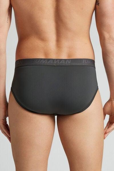 Grey Elasticated Briefs, B601_4712, large image number 3