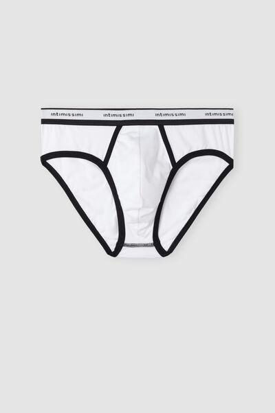 Multicolour Superior Cotton Briefs With Logo, , large image number 2