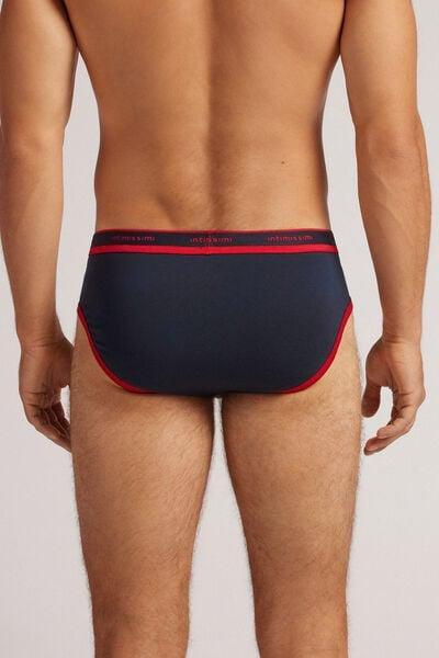 Blue Superior Cotton Briefs, , large image number 3