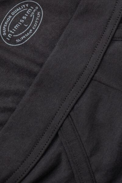 Black Fresh Cotton Briefs, Black, large image number 4