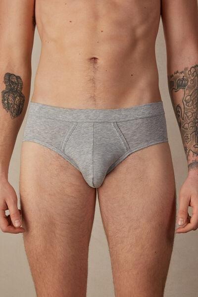 Grey Fresh Cotton Briefs, , large image number 0