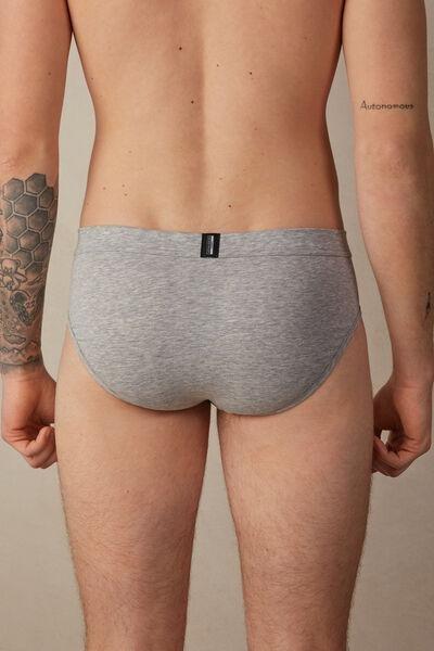 Grey Fresh Cotton Briefs, , large image number 3