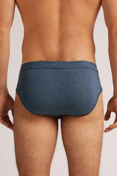 Blue Natural Fresh Cotton Briefs, B601_3120, large image number 3