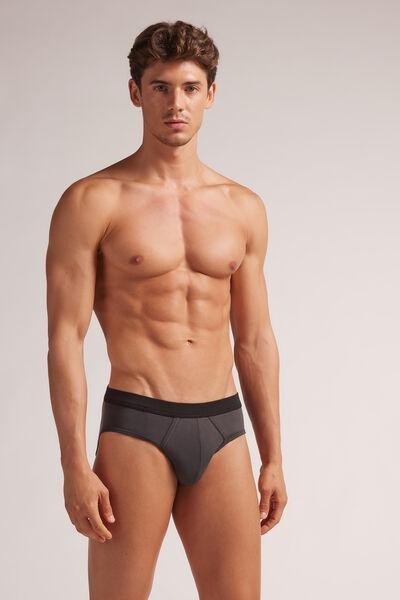Grey Washed-Effect Briefs, B601_764J, large image number 1
