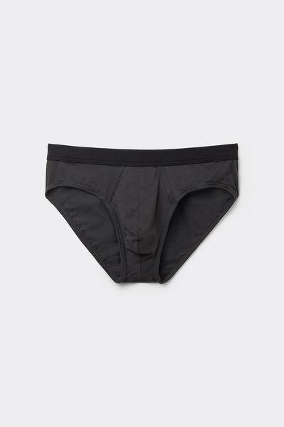 Grey Washed-Effect Briefs, B601_764J, large image number 2