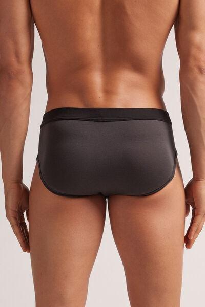 Grey Washed-Effect Briefs, B601_764J, large image number 3