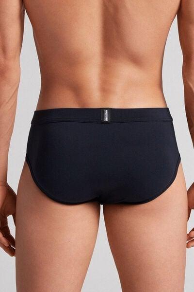 Blue Fresh Cotton Briefs, Midnight Blue, large image number 3