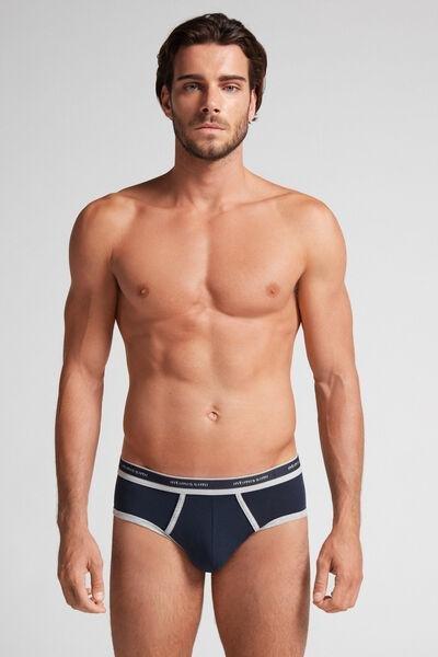 Blue Fresh Cotton Briefs, , large image number 0