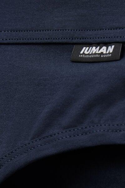 Navy Mercerised Premium Briefs, B601_490J, large image number 4