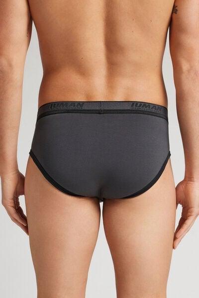 Grey Superior Cotton Briefs, B601_708J, large image number 3