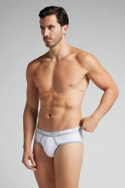 White Superior Cotton Briefs, B601_709J, large image number 1